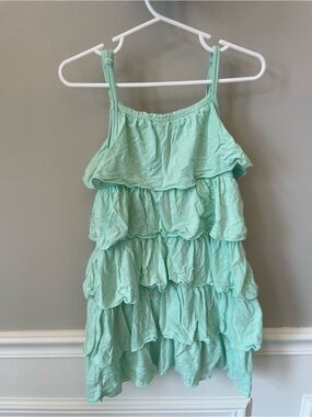 Kickee Pants Mint Green Ruffle Tiered Casual Dress